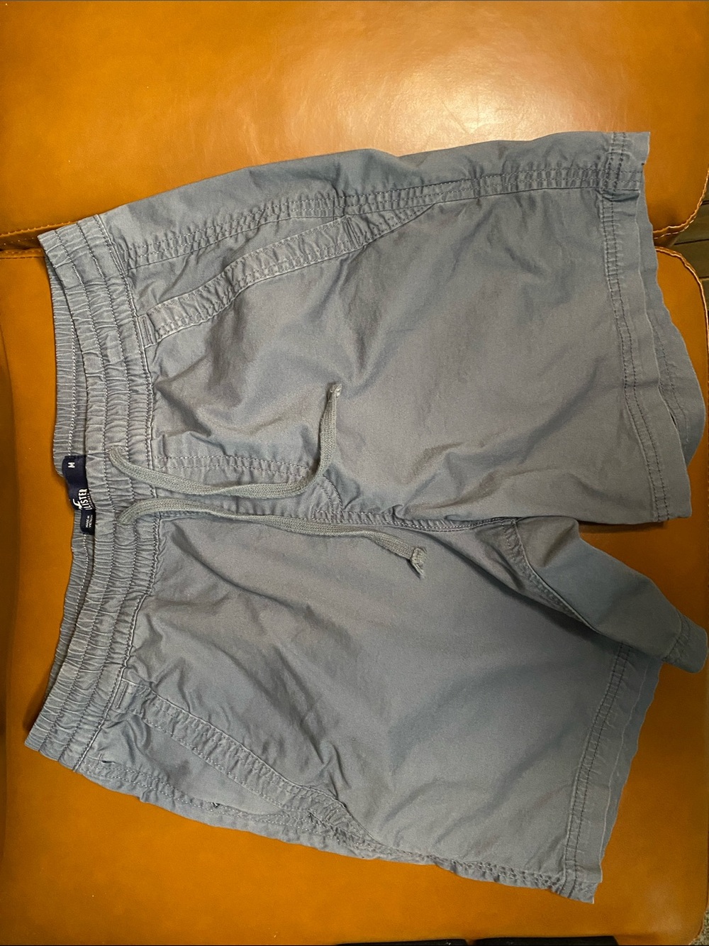 Hollister Light Blue Elastic-Waist Swim Shorts